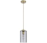Rabalux Sheila lámpara colgante 1x40 W humado-oro 5228