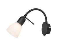 Rabalux Soma Aplique de pared E14 40W IP20 negro