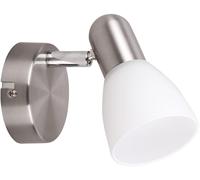 Rabalux Soma lámpara de pared 1x40 W blanco-cromo 6301
