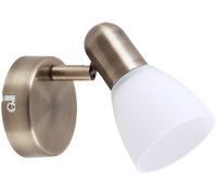 Rabalux Soma lámpara de pared 1x40 W blanco-marrón 6306