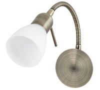 Rabalux Soma lámpara de pared 1x40 W blanco-marrón 6320