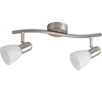 Rabalux Soma lámpara de techo 2x40 W blanco-cromo 6302