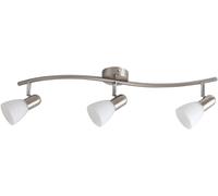 Rabalux Soma lámpara de techo 3x40 W blanco-cromo 6303