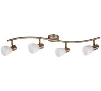 Rabalux Soma lámpara de techo 4x40 W blanco-marrón 6309