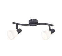 Rabalux Soma Lámpara techo 2x E14 40W Negro IP20