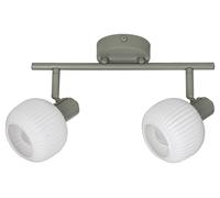 Rabalux Soraya lámpara de techo 2x40 W blanco-gris 3967