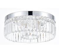 Rabalux Sybil plafón 6x28 W cromo-transparente 75036