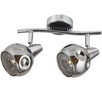Rabalux Tamara lámpara de techo 2x40 W cromo-ahumado 5347