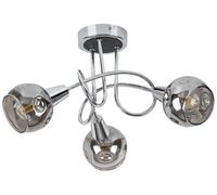 Rabalux Tamara lámpara de techo 3x40 W cromo-ahumado 5348