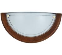 Rabalux Ufo lámpara de pared 1x60 W madera-vidrio opalino 5407