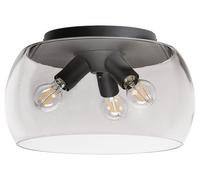 Rabalux Ursula lámpara de techo 3x40 W negro-ahumado 3189