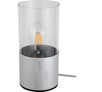 Rabalux Zelkova lámpara de sobremesa 1x40 W transparente-aluminio 3153