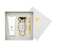 Rabanne Fame Eau de Parfum 80 ml Set de regalo 2025 (incluye 80 ml de eau de parfum, 100 ml de loción corporal y 10 ml de spray de viaje)