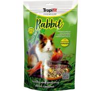 Rabbit 500g - Alimento Completo para Conejos con vainas de algarroba y Granos de Alfalfa Altamente proteínica