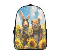 Rabbit And Bear Mochilas Para Niñas, Niños Mochilas Escolare Juveniles De Primaria Mochila Infantil Impermeable Chica Mochilas De Viaje Colegio Bolsas De Gran Capacidad 40x28x16cm
