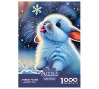 Rabbit Challenging 1000 Piece Puzzle for Adults - Difficult Brain Teaser Game 70x50cm/1000pcs