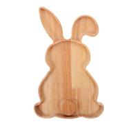 Rabbit Charcuterie Board - Wooden Easter Rabbit Shaped Cooked Food Board | Easter Serving Platter, Funny Kitchen Chopping Boards For Cheese And Food, Spring Holiday Housewarming