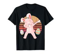 Rabbit Dabbing Too Hip To Hop Bunny Funny Easter Day Camiseta