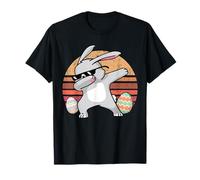 Rabbit Dabbing Too Hip To Hop Bunny Funny Easter Day Camiseta