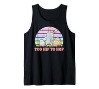 Rabbit Dabbing Too Hip To Hop Bunny Funny Easter Day Camiseta sin Mangas