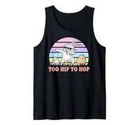 Rabbit Dabbing Too Hip To Hop Bunny Funny Easter Day Camiseta sin Mangas