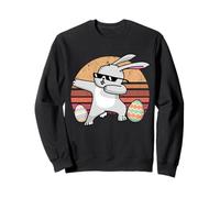 Rabbit Dabbing Too Hip To Hop Bunny Funny Easter Day Sudadera