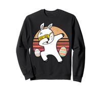 Rabbit Dabbing Too Hip To Hop Bunny Funny Easter Day Sudadera