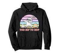 Rabbit Dabbing Too Hip To Hop Bunny Funny Easter Day Sudadera con Capucha