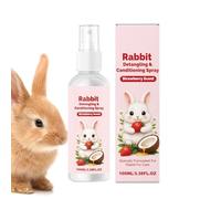 Rabbit Detangling Spray - Quick Dry Coat Care, Bunny Smoother, Rabbit Coat Care, Small Animal Grooming Spray | Gentle Pet Hair,for Adults, Lovers, Families, Friends, Women