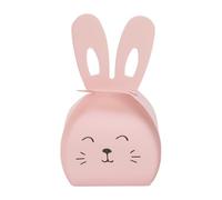 Rabbit Easter Candy Box - Paper Goodie Bag Party Favor | 2.56x2.56x4.53in Size, Lightweight 15g, Cute Spring Holiday Snack Box for Cupcakes Kids Family Birthday School Classroom Office