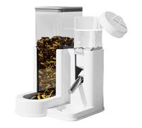 Rabbit Food Dispenser - Household Bunny Food Bowl, Automatic Small Animal Foods and Drink Bowl | 2-In-1 For Bunny Hamster Gerbil Chinchilla Home Living Rooms Bedrooms Accessories