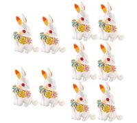 Rabbit Hamster Bunny Ears Costume Food Bunnies Decor Snuggle Jewelry Tray Trinket Dish Guinea Pig Accessories Brooch for Men Pet