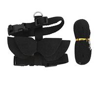 Rabbit Harness and Leash Set | Escape - Proof Security Vest with Wings for Small Pets | Adjustable Bunny Harness for Walking/Seasonal Attire | Comfortable & Sturdy Nylon (l)