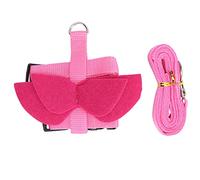 Rabbit Harness and Leash Set | Escape - Proof Security Vest with Wings for Small Pets | Adjustable Bunny Harness for Walking/Seasonal Attire | Comfortable & Sturdy Nylon (S)