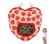 Rabbit Hay Bag - Guinea Hay Bag, Slow Feed Hay Bag, Bunny Hay Feeders | Foldable Rabbit Hay Bag, Rabbit Hay Feeder with 2 Metal Buckles For Chinchilla, Guinea