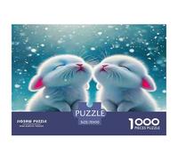 Rabbit Impossible Puzzle Challenge for Adults - Educational 1000 Piece Artwork, Gifts 14+ 70x50cm/1000pcs