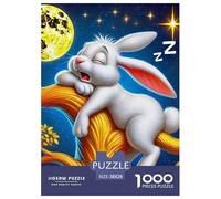 Rabbit Impossible Puzzle Challenge for Adults - Educational 1000 Piece Artwork, Gifts for 14+ 38x26cm/1000pcs