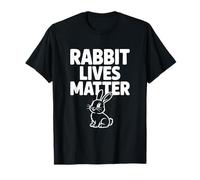 Rabbit Lives Matter Divertido Humor sobre los Derechos de los Animales Camiseta