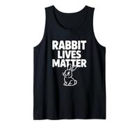 Rabbit Lives Matter Divertido Humor sobre los Derechos de los Animales Camiseta sin Mangas