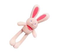 Rabbit Plush Toy - Short Plush, 11.81x3.94x1.97in Rabbit Plushs Keychain Pull-Up Ears Design | Portable And Adorable Stuffed Bunny, Cute Plushs Accessory For Bags, Home Decor, Gifting, Travel