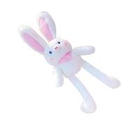 Rabbit Plush Toy - Short Plush, 11.81x3.94x1.97in Rabbit Plushs Keychain Pull-Up Ears Design | Portable And Adorable Stuffed Bunny, Cute Plushs Accessory For Bags, Home Decor, Gifting, Travel