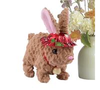 Rabbit Plush Toy - Twitch Nose Jumping Pet Bunny | Cute Spring Decoration Plushes Rabbit Chinese New Year | Electronic Toy - For Boys Girls Home Bedroom Playroom Classroom Nursery Travel Car Seat