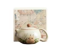 Rabbit Ruyao abrió un pedazo de té de cerámica Xi Shi Pot Home - [caja]