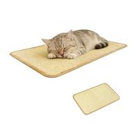 Rabbit Scratch Mat - 40 x 60 cm Cat Scratching Mat | Sisal Cat Scratching at Bunny Chew Toy Pad | Natural Bunny Chew Toys Ścratching Pad Natural Scratch ad For Resting Nesting Biting