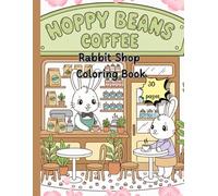 Rabbit Shop Coloring Book: Cartoon image of a rabbit opening a shop