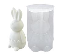 Rabbit Silicone Candle Mold - Easy Release | Silicone Mould For Home DIY, Perfect For Resin, Soap, Chocolate, Cake, Pudding, Candy, Statue, Concrete Casting, Crafting, And Gift Projects