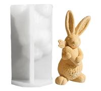 Rabbit Silicone Mold - 3D Epoxy Ornaments Art Craft, Concrete Plaster Ornaments, Decorative Bunny Shape | Silicone Resin Mold For Home Table Holiday Dinner Room Party Wedding Centerpiece