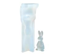 Rabbit Silicone Mold - Scented Candle Casting Mould, Rabbit Chocolate Mold | For Spring Holiday Party Birthday Bookshelf Dinner Table Celebration Resin Wax Clay