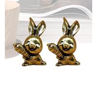 Rabbit Statue, Bunny Figurines, Cute Small Craft Table Decor Comfort Design, Home Accessories for Kitchen Bathroom Mantel Desk Shelf Holiday Party, Events Parties Travel Gift, Top Tools for Hobby Use