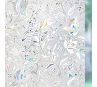 rabbitgoo 3D Vinilo para Ventanas Translucido Privacidad Vinilo Cristal Pegatina Sin Pegamento Adherencia Electrostática Anti UV Decorativos para Puertas Cristal Cocina Baño Oficina Salón 44.5x200cm